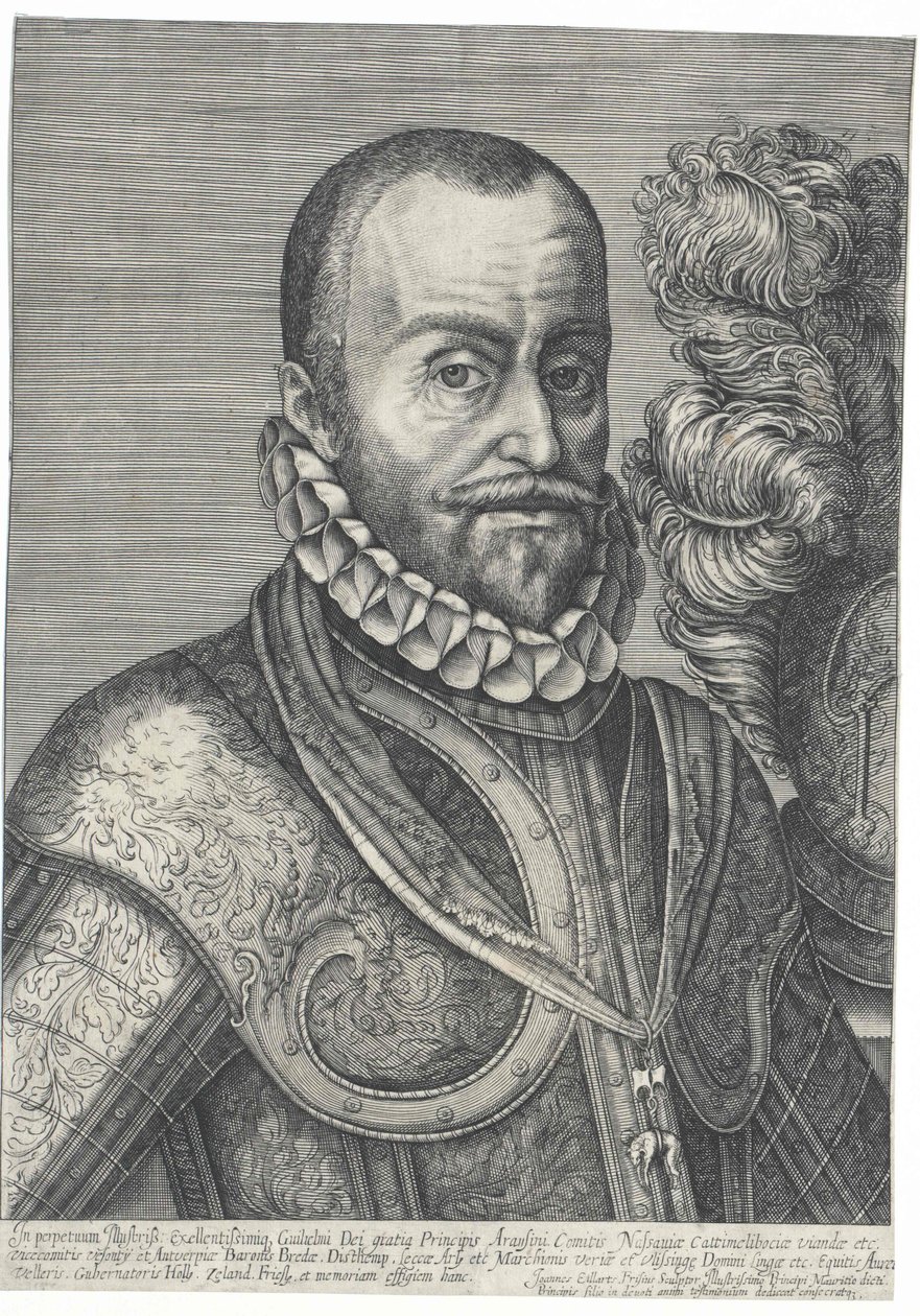 Greve af Holland Billede af prins William I af Oranien af Johannes Eillarts