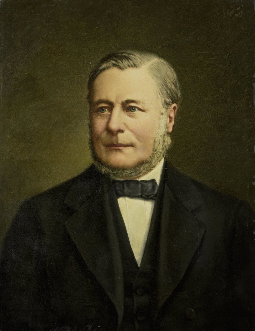 Portræt af Pieter Hendrik van Gelder (1822-1883) af Johannes Ephraim