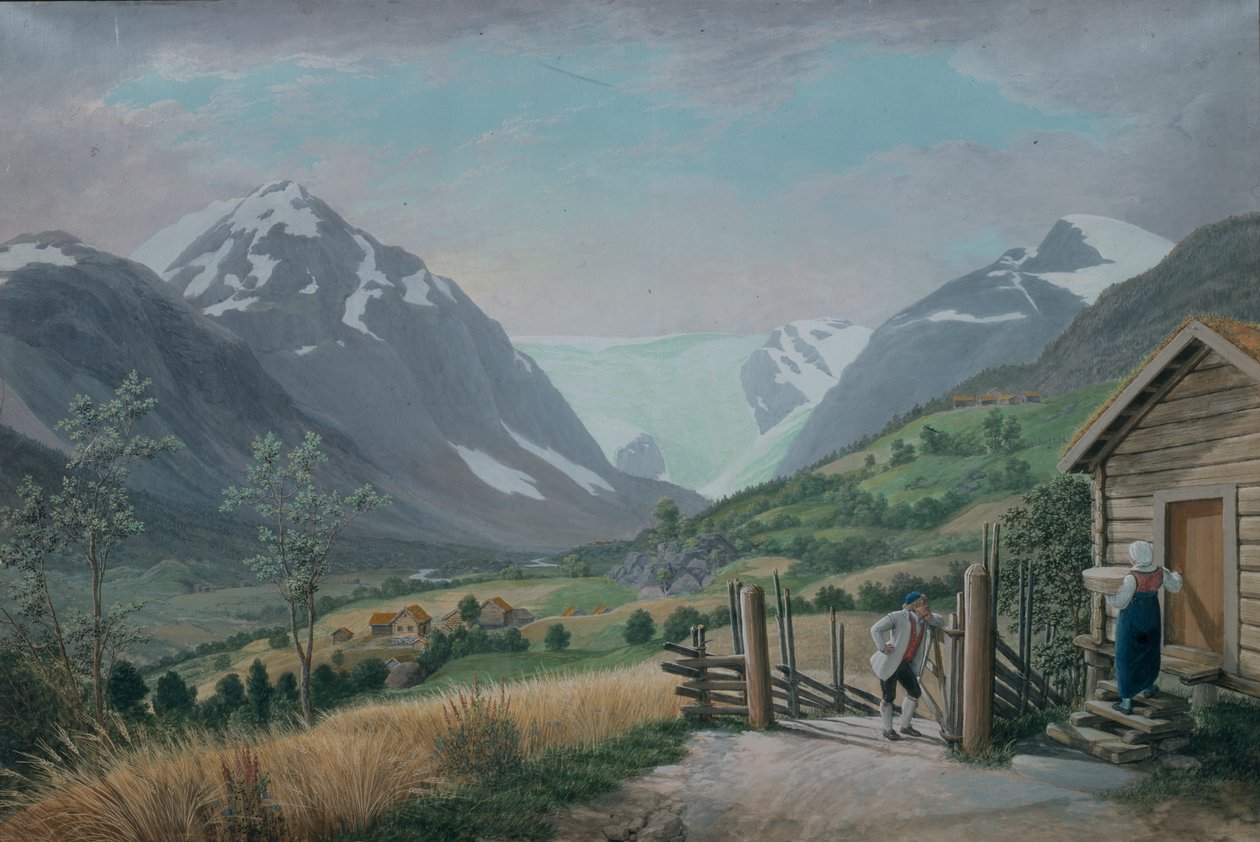 Boeyum-gletsjeren, Krondalen af Johannes Flintoe