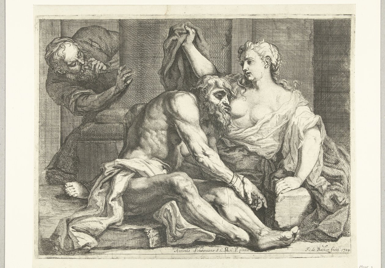 Cimon fodret af Pero af Johannes Frans de Backer