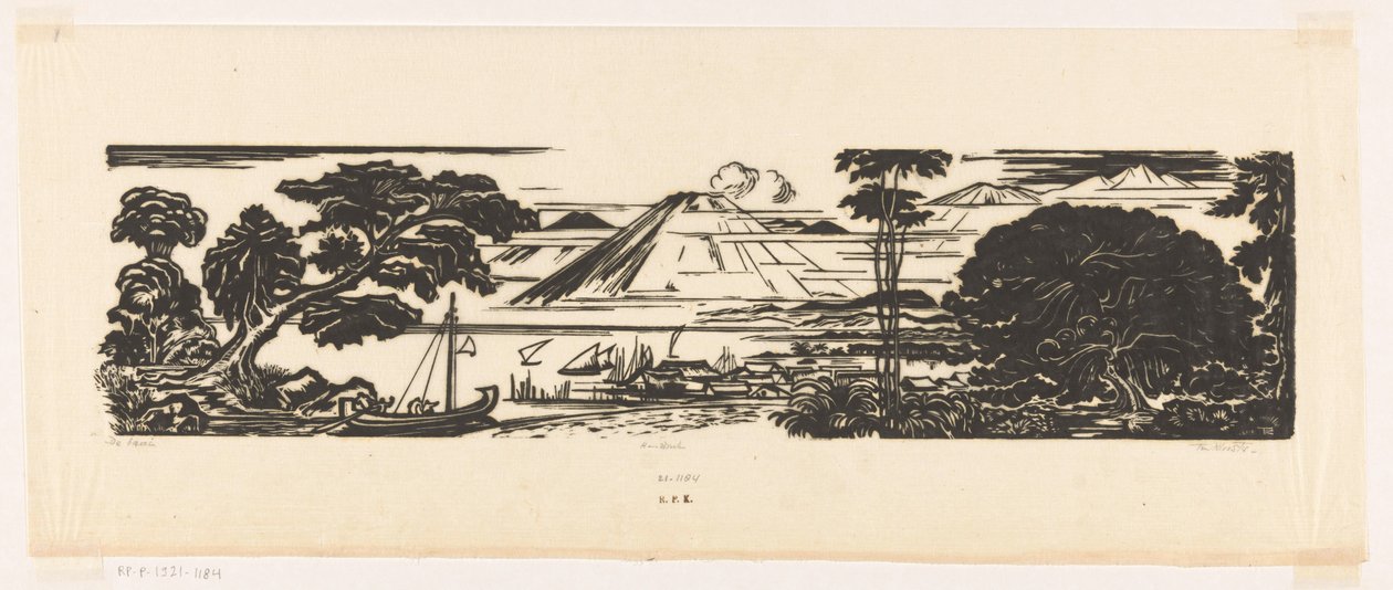 De baai (original titel på objekt) af Johannes Frederik Engelbert ten Klooster (signed by artist)