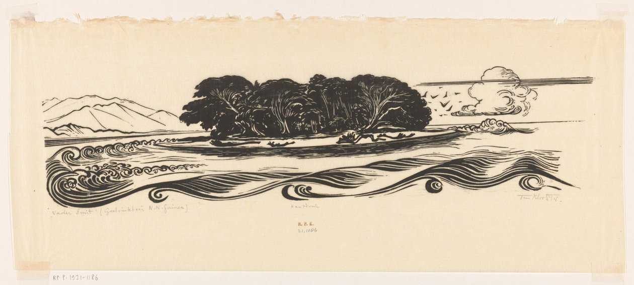Vader Smit, Geelvink Bay, Hollandsk Ny Guinea (original titel på objektet) af Johannes Frederik Engelbert ten Klooster (signed by artist)