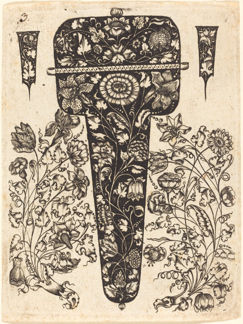 Vedhæng pyntet med blomster af Johannes Hanias