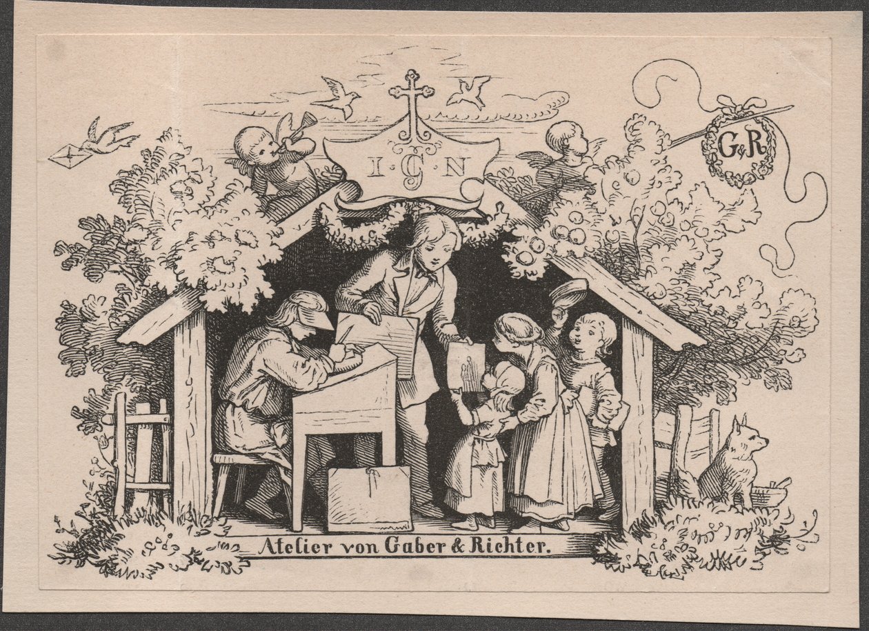 Atelier af Gaber  Richter af Johannes Heinrich & Gaber August (1823 1894) Richter