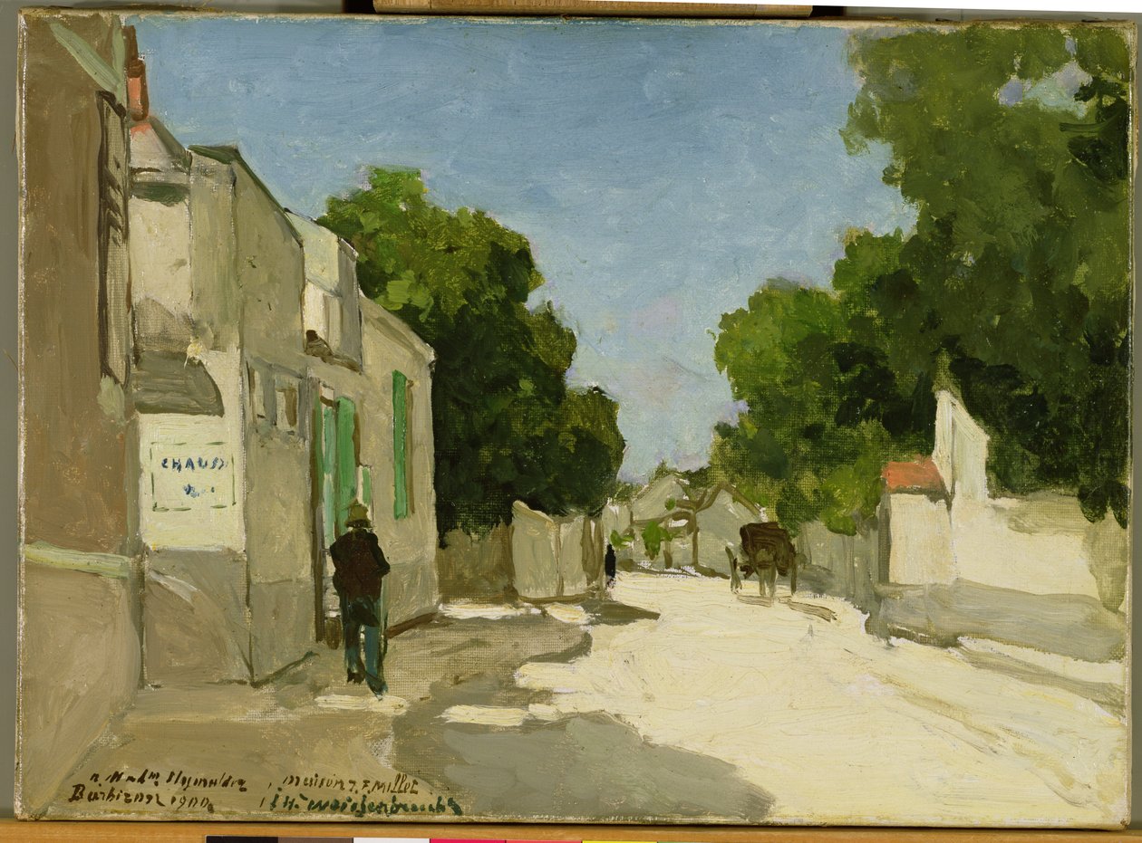 Hirses hus ved Barbizon, 1900 af Johannes Hendrik Weissenbruch