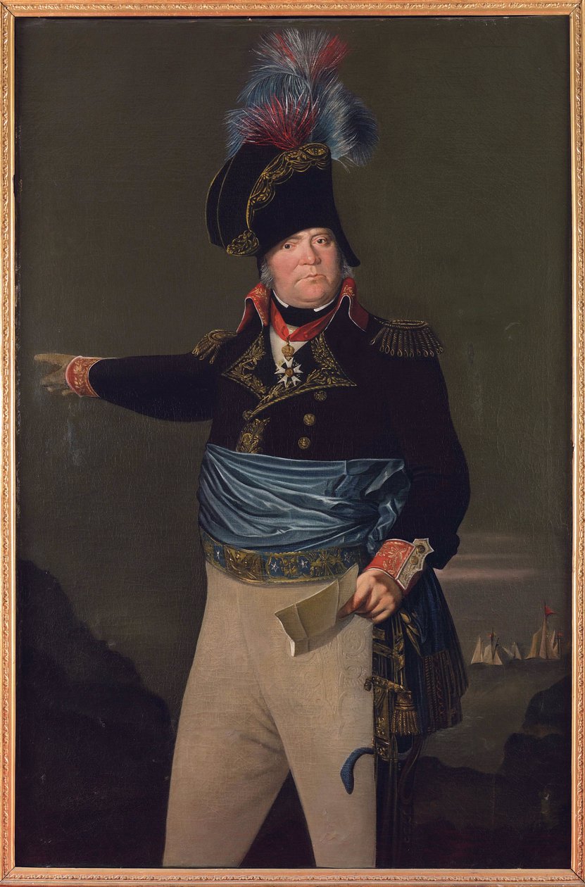 Portræt af general Pierre-Jacques (Pierre Jacques) Osten (1759-1814), af Koekkoek, Johannes Hermanus (1778-1851). Olie på lærred. Mål: 155x102 cm. Privat samling af Johannes Hermanus Koekkoek