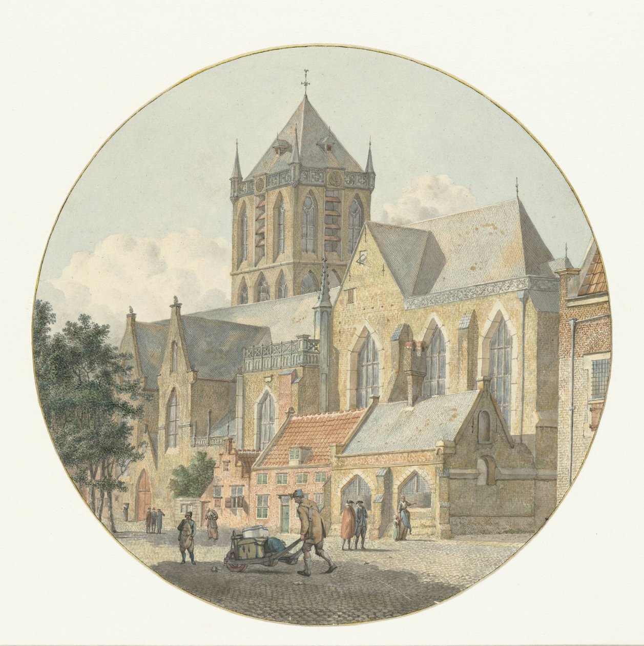 St.-Jacobs kirken i Utrecht af Johannes Huibert Prins