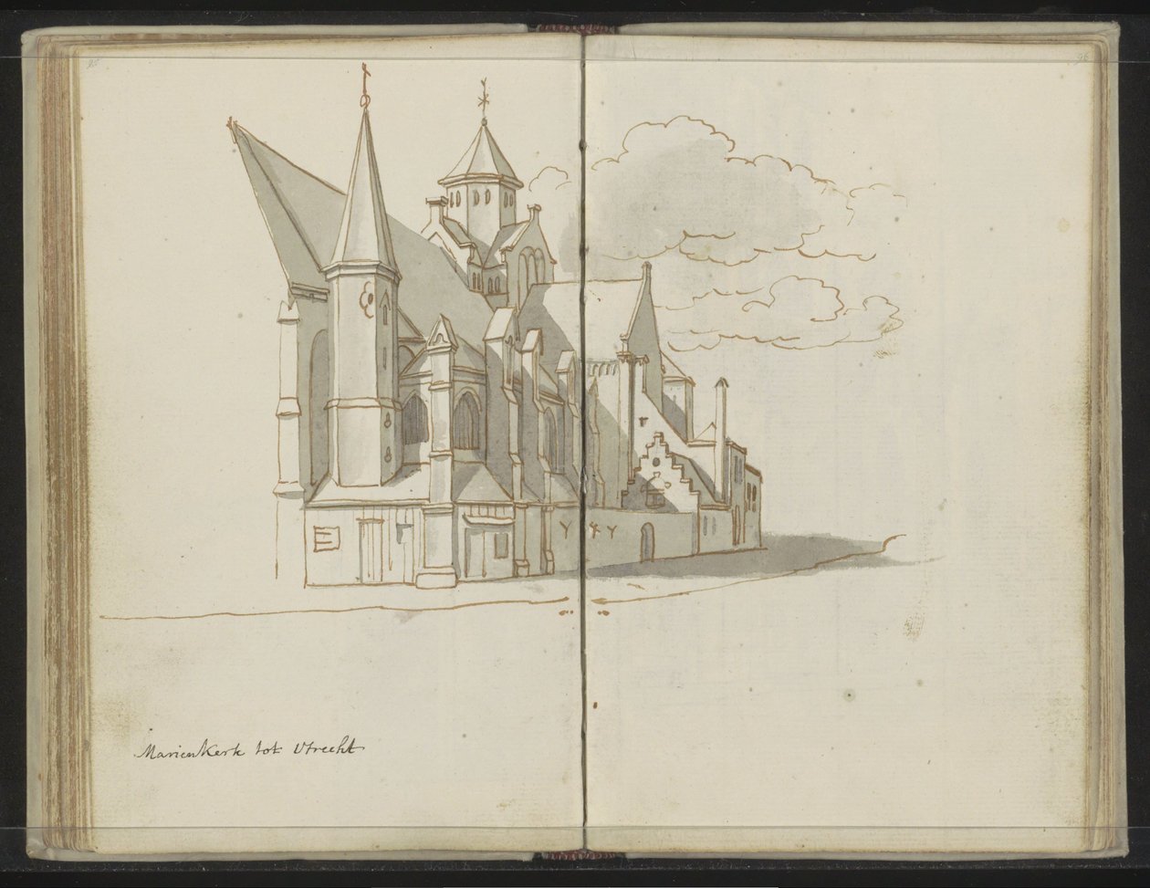 Mariakerk i Utrecht af Johannes Huibert Prins