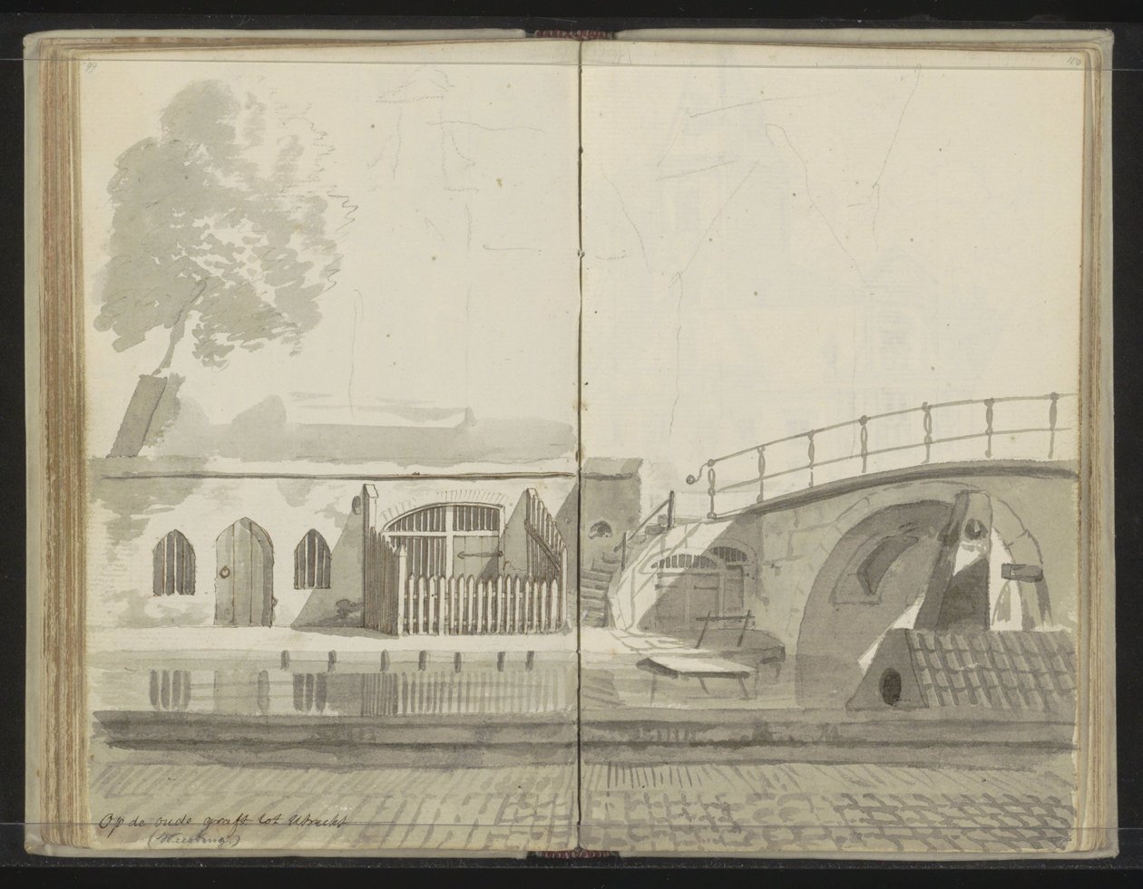 Weesbrug over Oudegracht i Utrecht af Johannes Huibert Prins