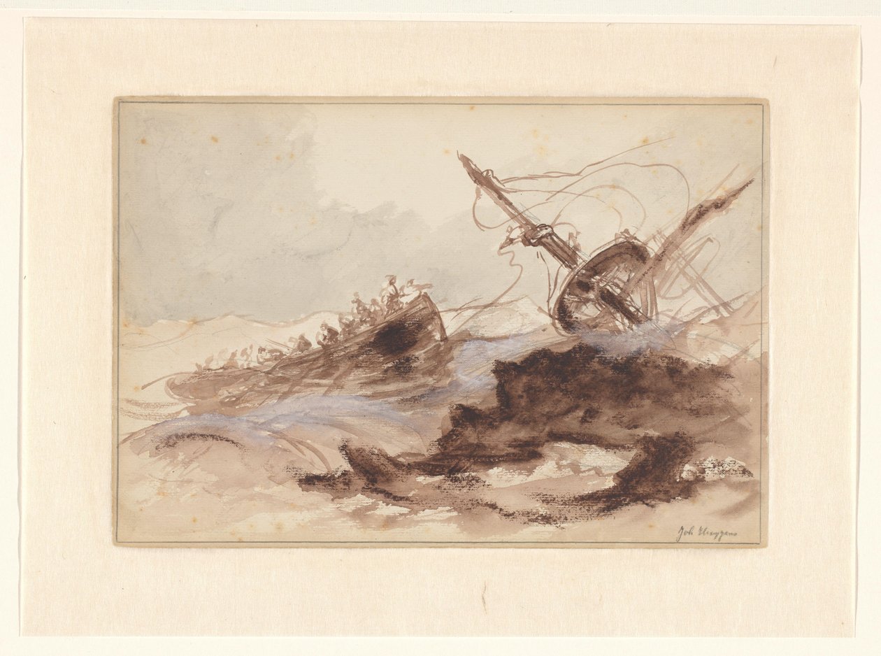 Forlis af Johannes Huygens (signed by artist)