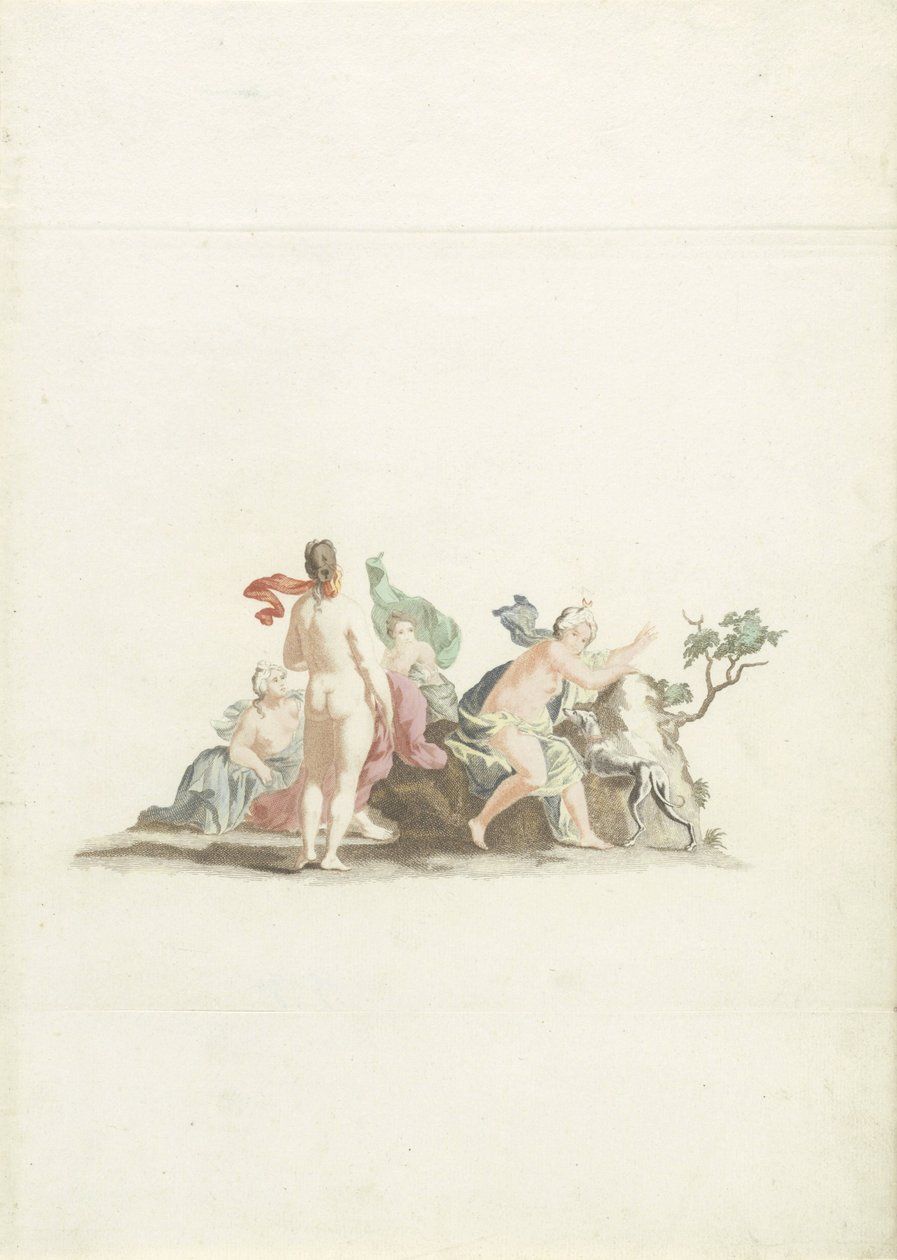 Diana og hendes nymfer af Johannes Jacobsz van den Aveele (attributed to)
