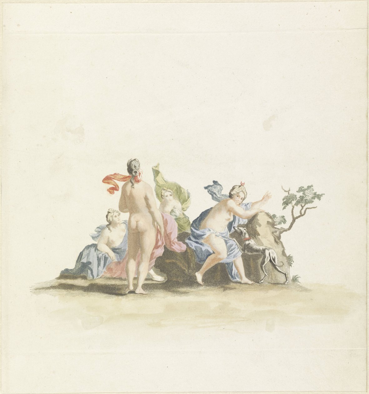 Diana og hendes nymfer af Johannes Jacobsz van den Aveele (attributed to)