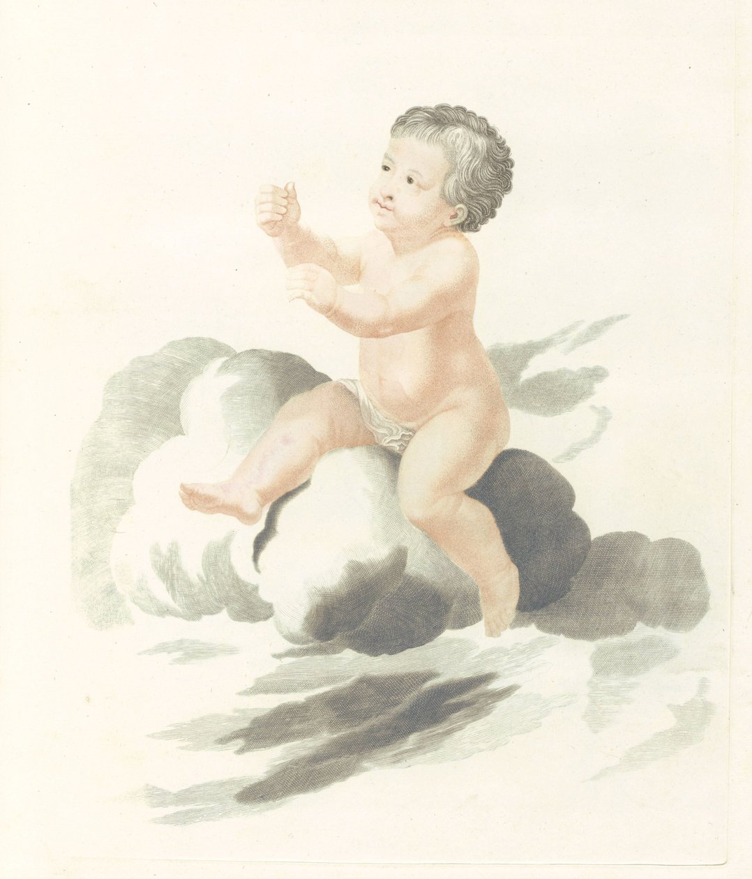 nøgen barn af Johannes Jacobsz van den Aveele (attributed to)