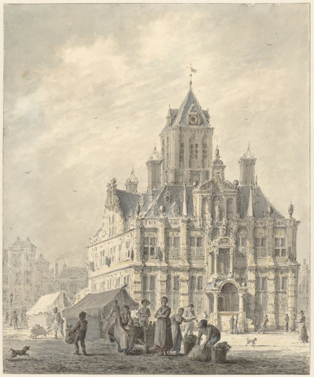 Delft Rådhus af Johannes Jelgerhuis