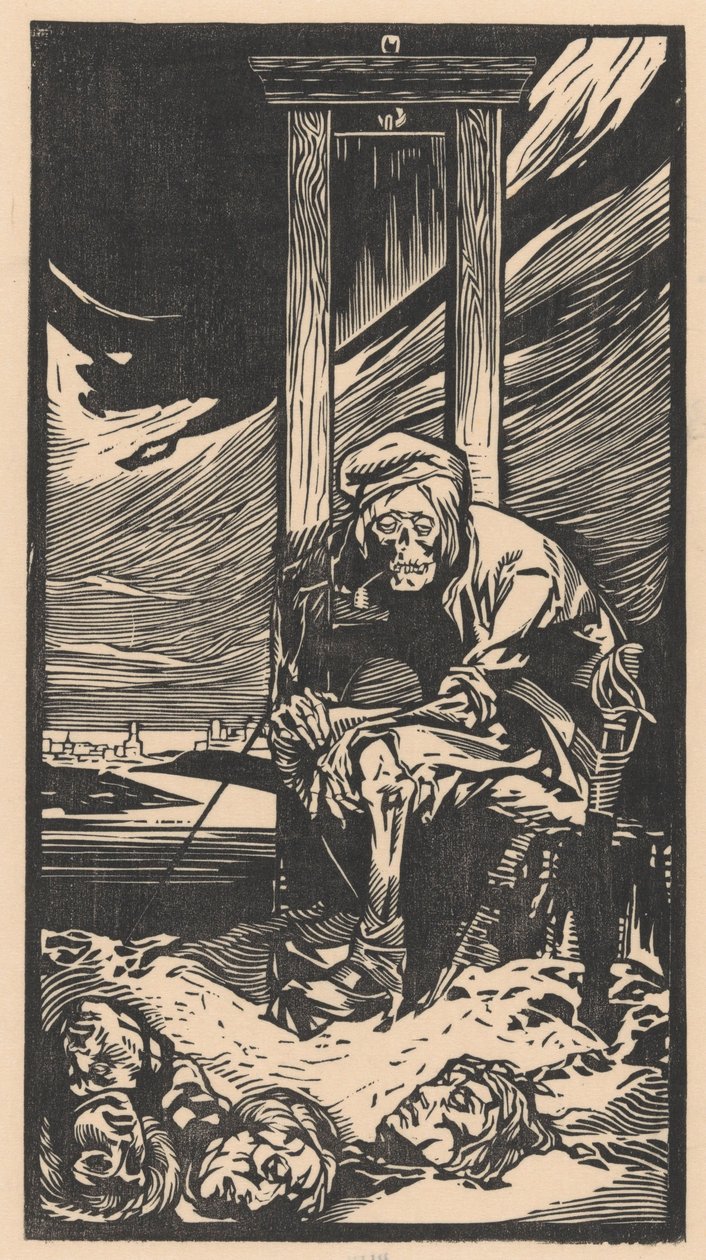 Døden ved Guillotinen af Johannes Josephus Aarts