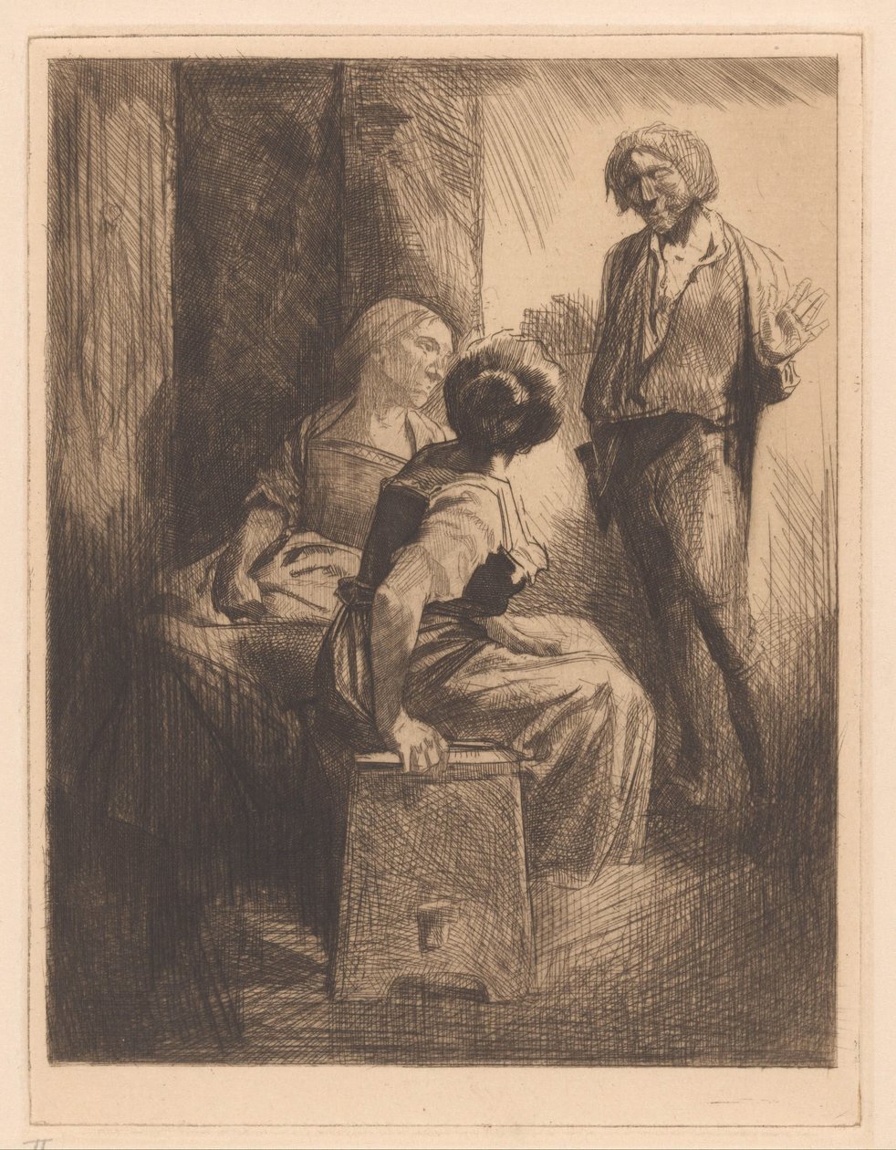 Tre talende figurer af Johannes Josephus Aarts