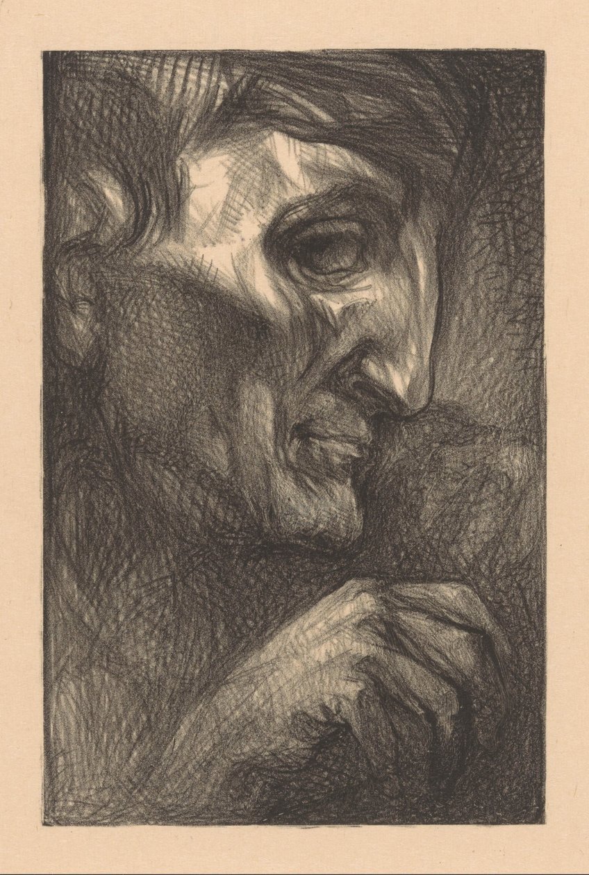 Hoved og hånd af en mand af Johannes Josephus Aarts