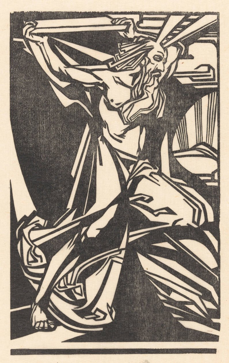 Moses med lovens tavler af Johannes Josephus Aarts