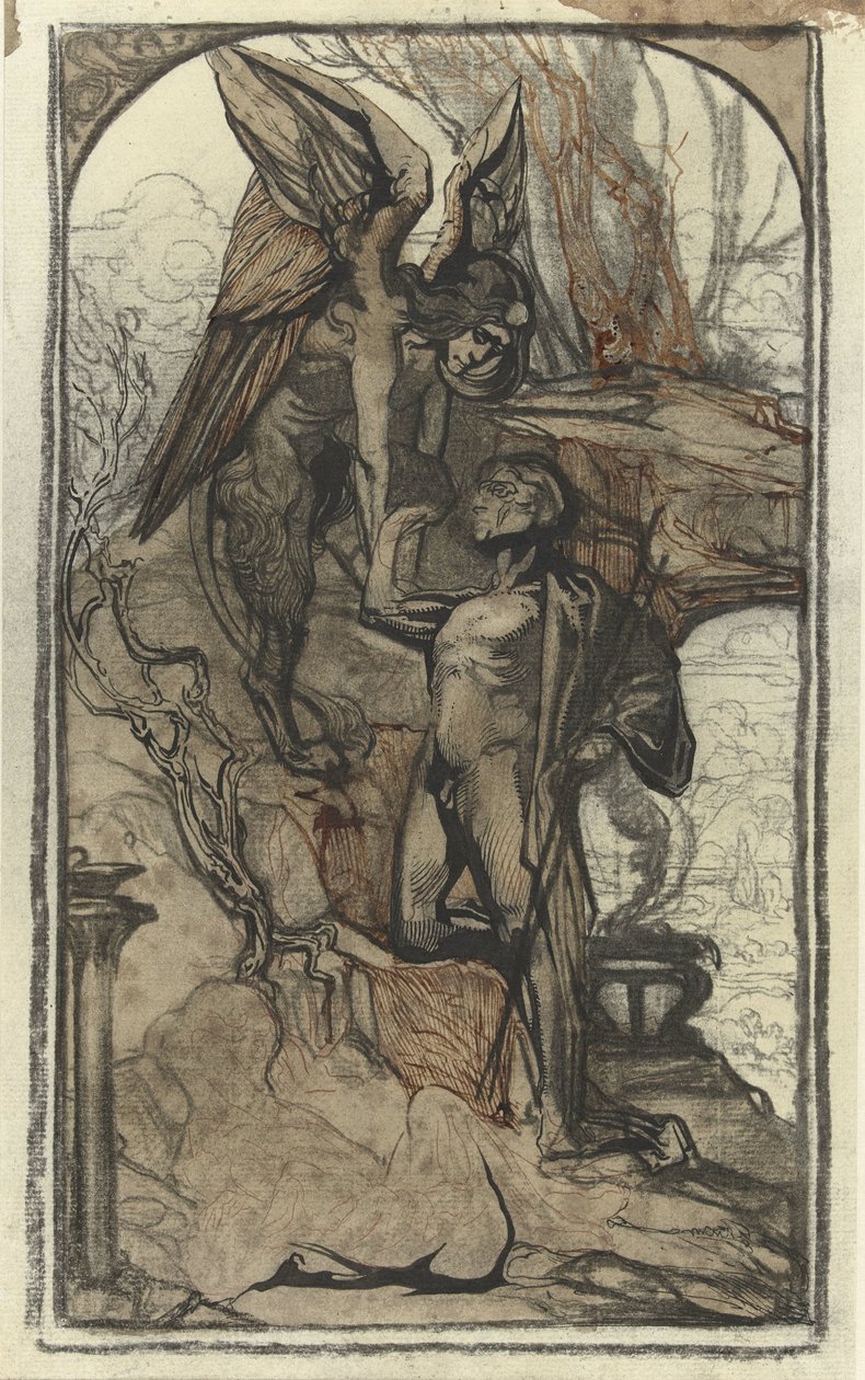Ødipus i sfinxen af Johannes Josephus Aarts