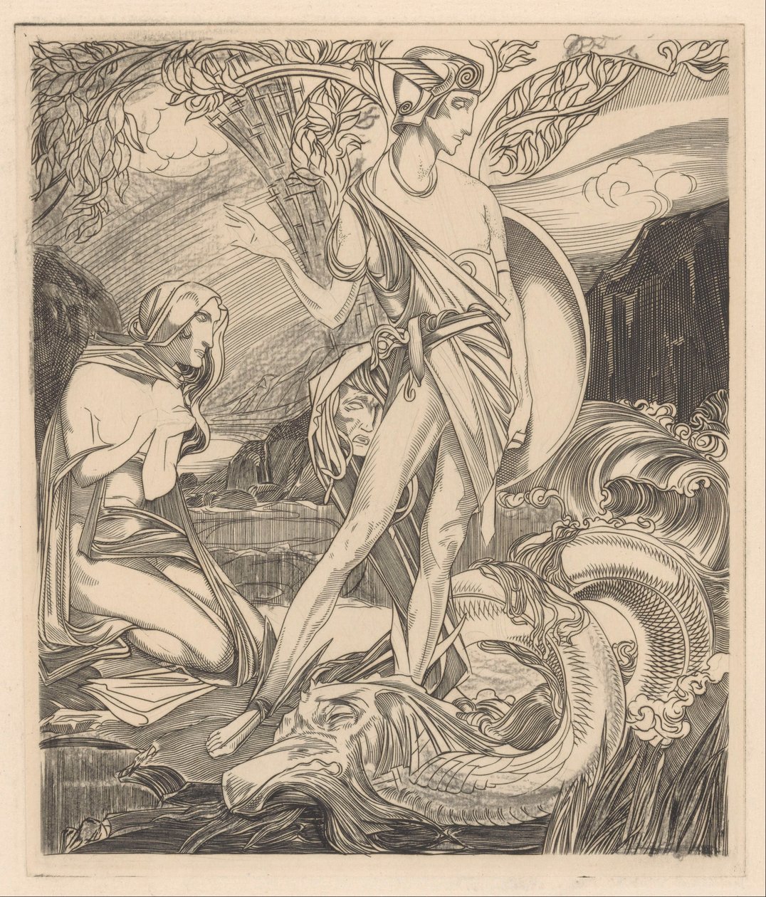 Perseus i Andromeda af Johannes Josephus Aarts