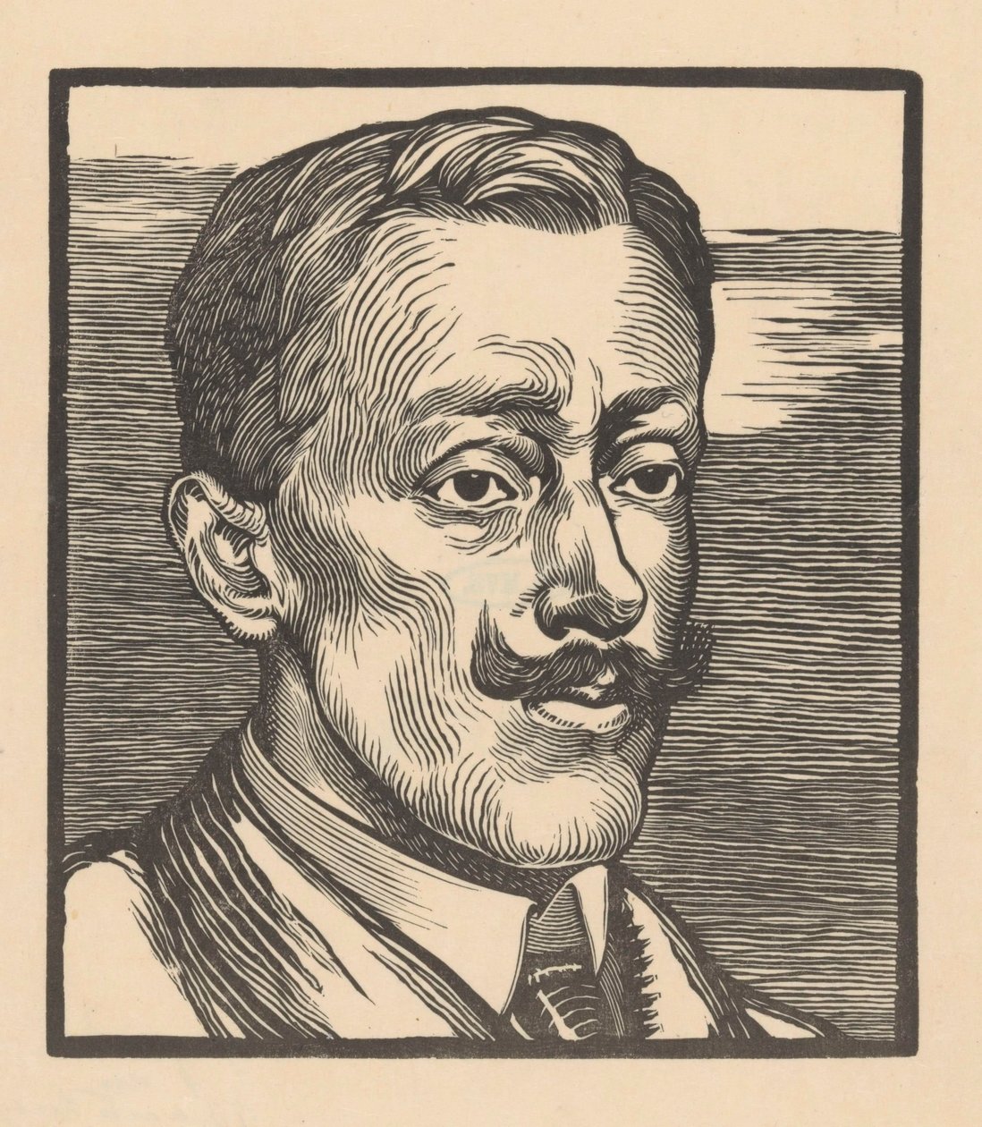 Portræt af Francois Gerard Waller af Johannes Josephus Aarts