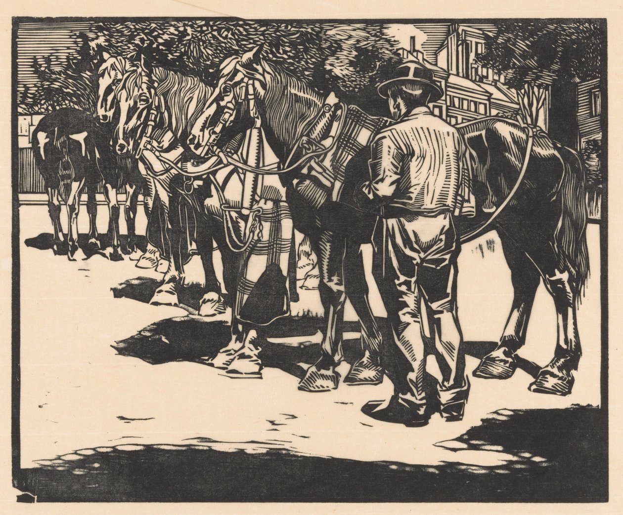 Ride heste på en firkant af Johannes Josephus Aarts