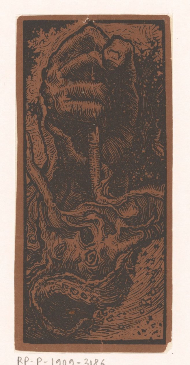 Titelvignet med knyttet næve til De Paradox af Johannes Josephus Aarts