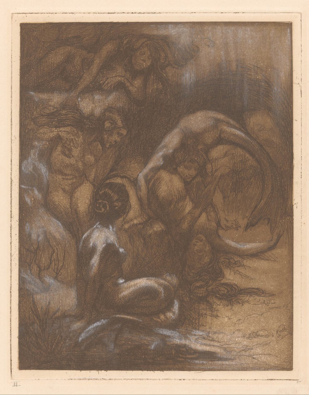 Fem havfruer af Johannes Josephus Aarts
