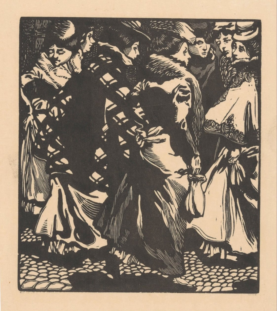 Syv kvinder på gaden af Johannes Josephus Aarts