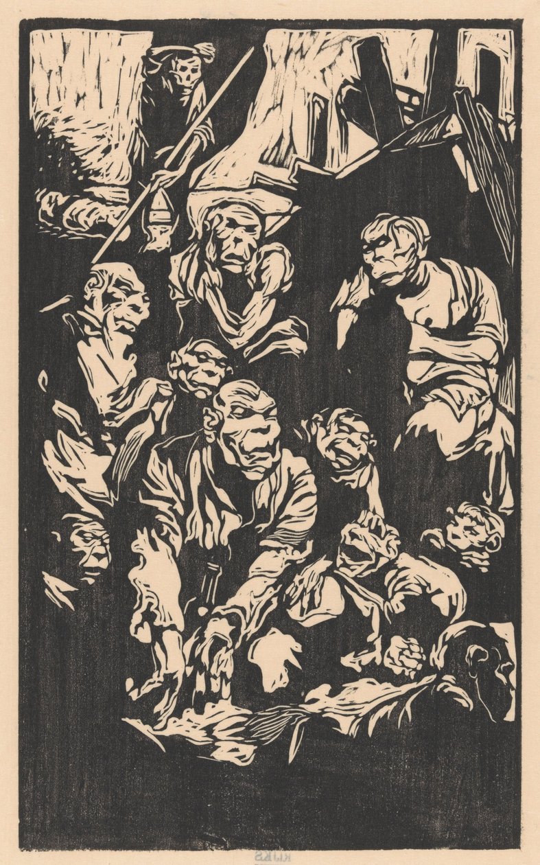 Siddende Fantasy Creatures af Johannes Josephus Aarts