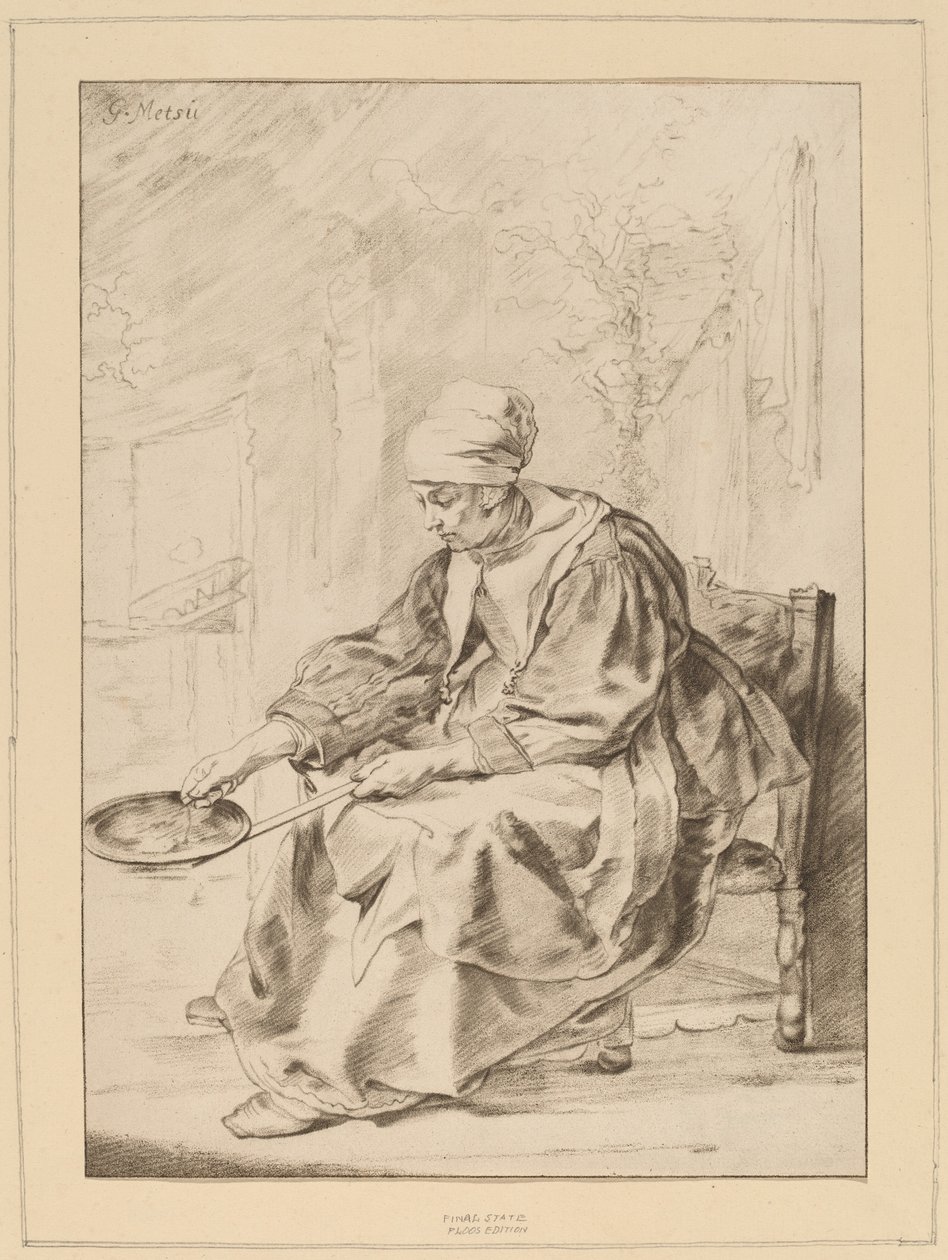 Pandekagekvinde, 1768. af Johannes Kornlein