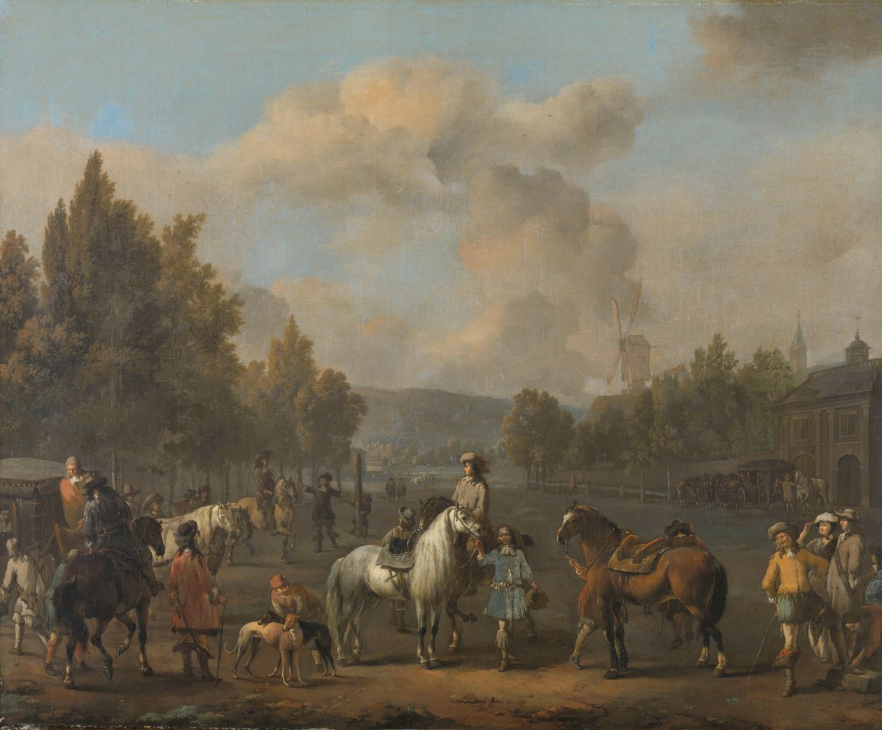 Rideskolen af Johannes Lingelbach