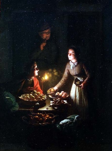 Frugtsælgeren af Johannes Rosiere