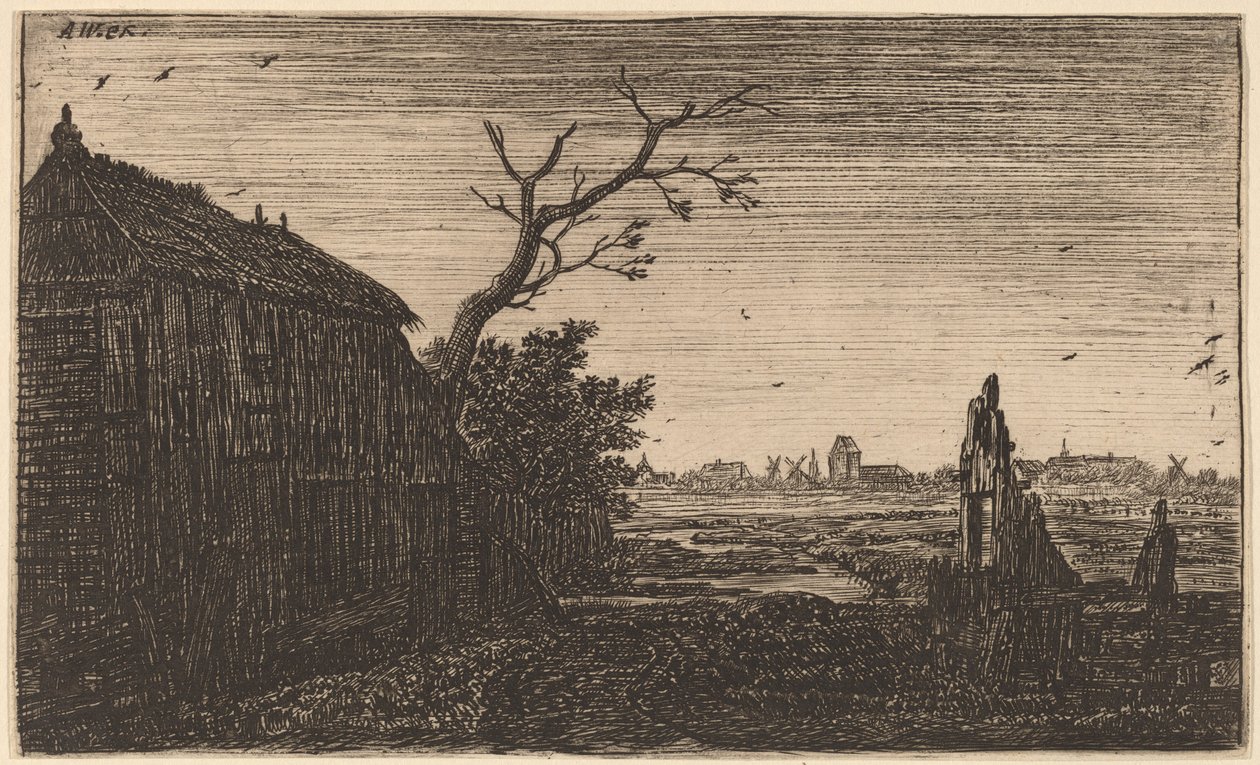 Slusen af Johannes Ruisscher, and Anthonie Waterloo