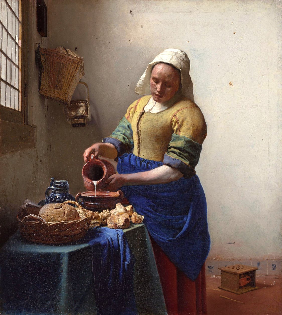 Arabisk:  Mælkepigen af Johannes Vermeer