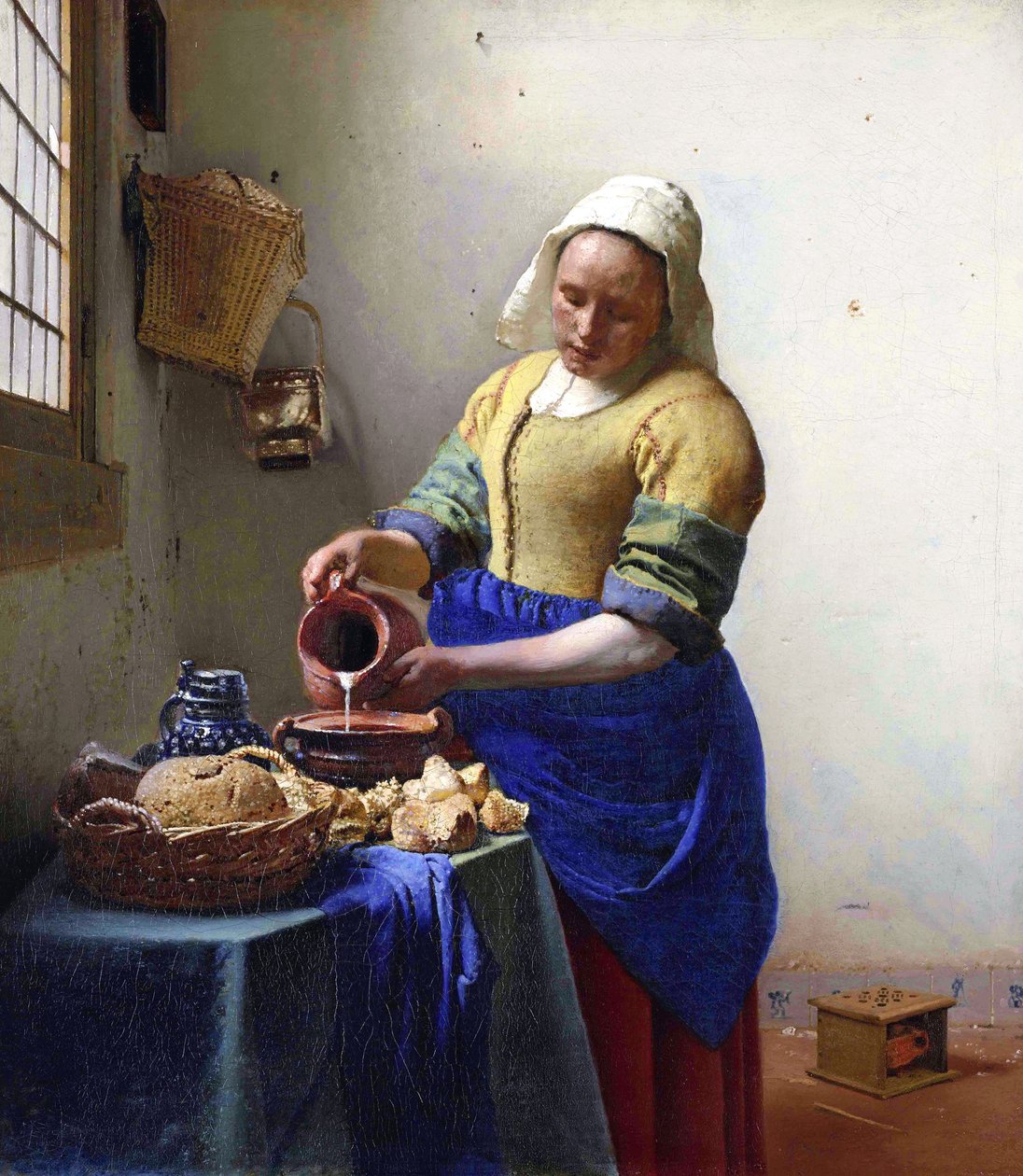 Arabisk:  Mælkepigen af Johannes Vermeer