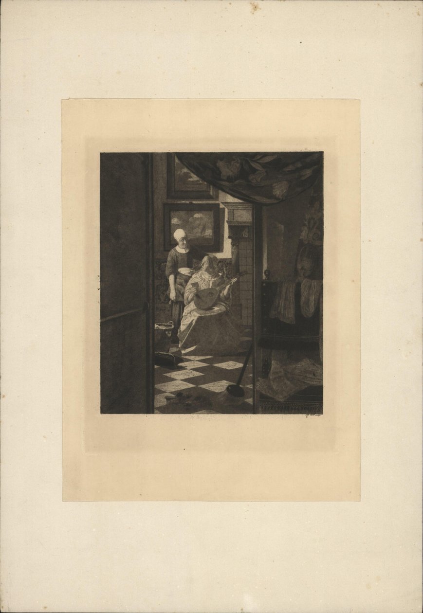 Kærlighedsbrevet af Johannes Vermeer