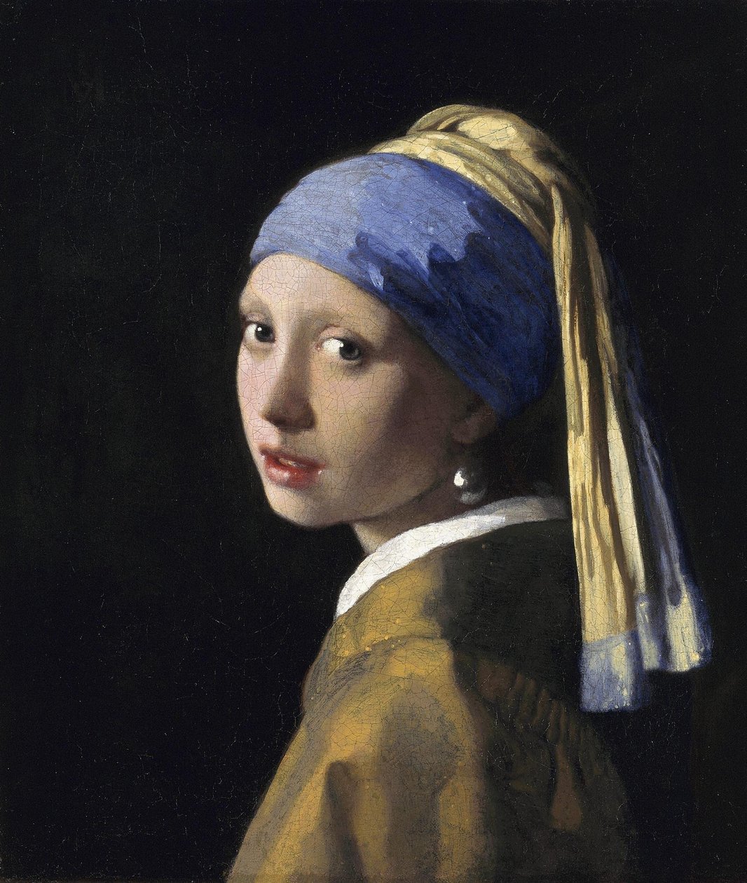 Hollandsk: Meisje met de parel Pige med perleørering af Johannes Vermeer