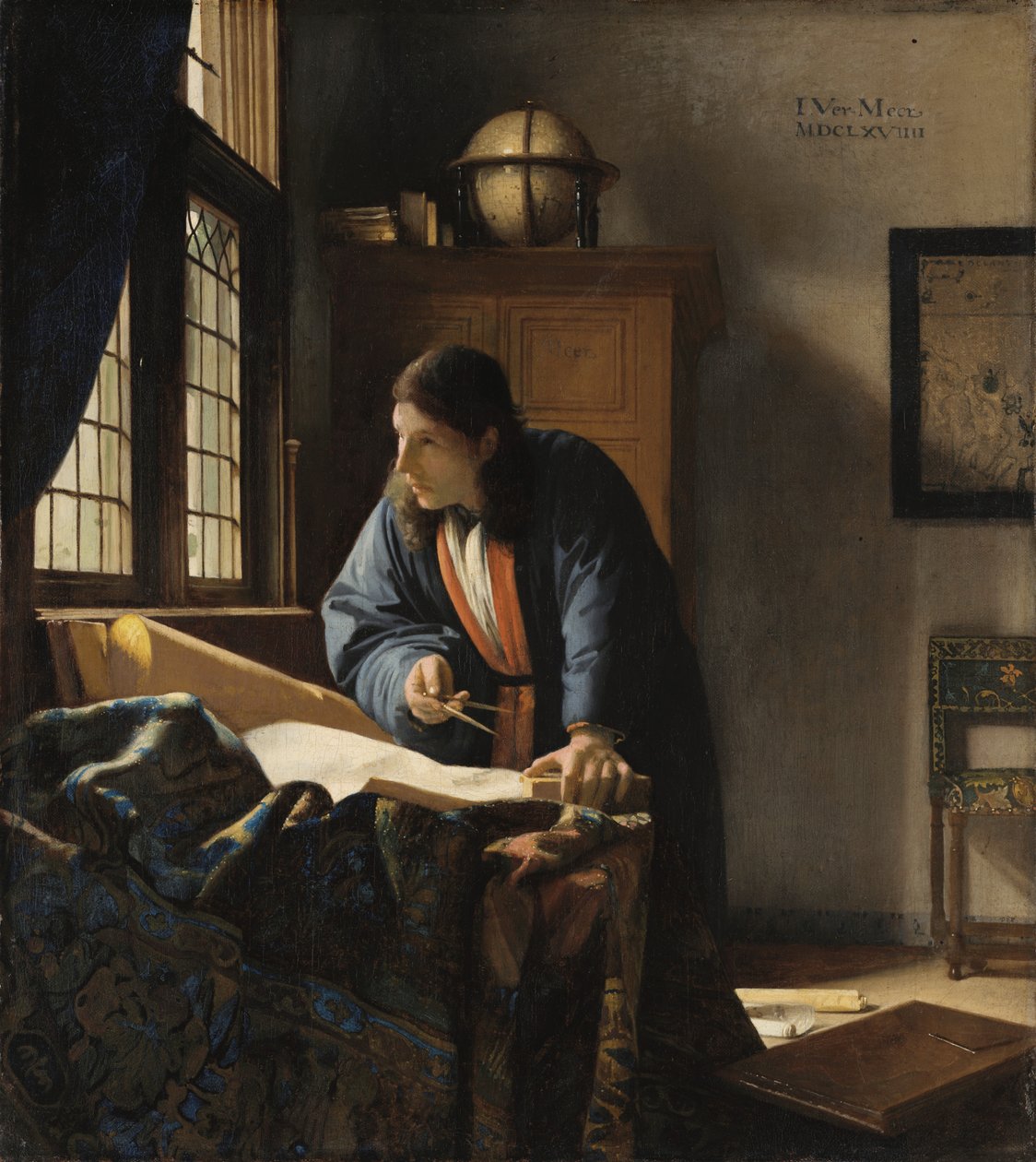 Geografen af Johannes Vermeer