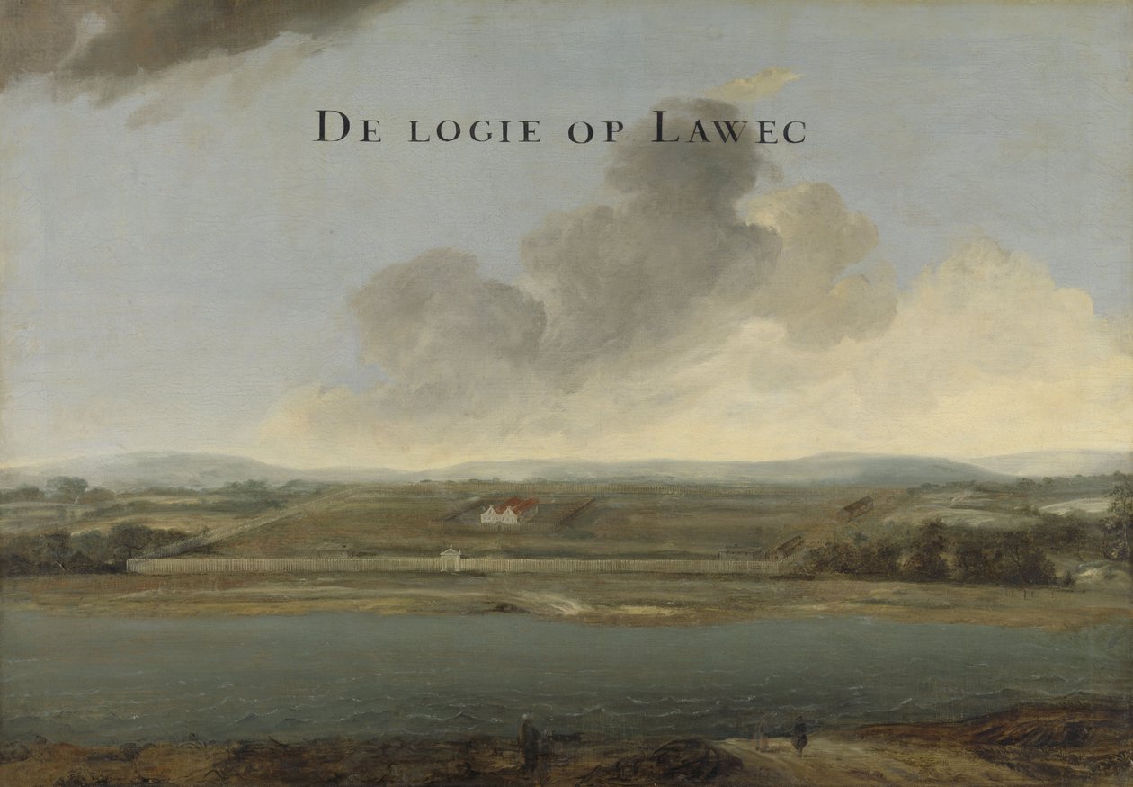 Det hollandske østindiske kompagnis handelssteder i Lawec i Cambodja, ca. 1662-3 af Johannes Vinckeboons