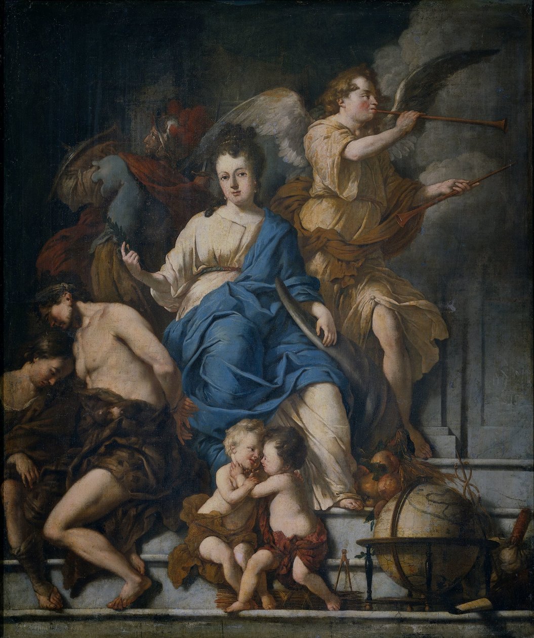 Allegori af Ryswick-traktaten, 1697 af Johannes Voorhout (I)