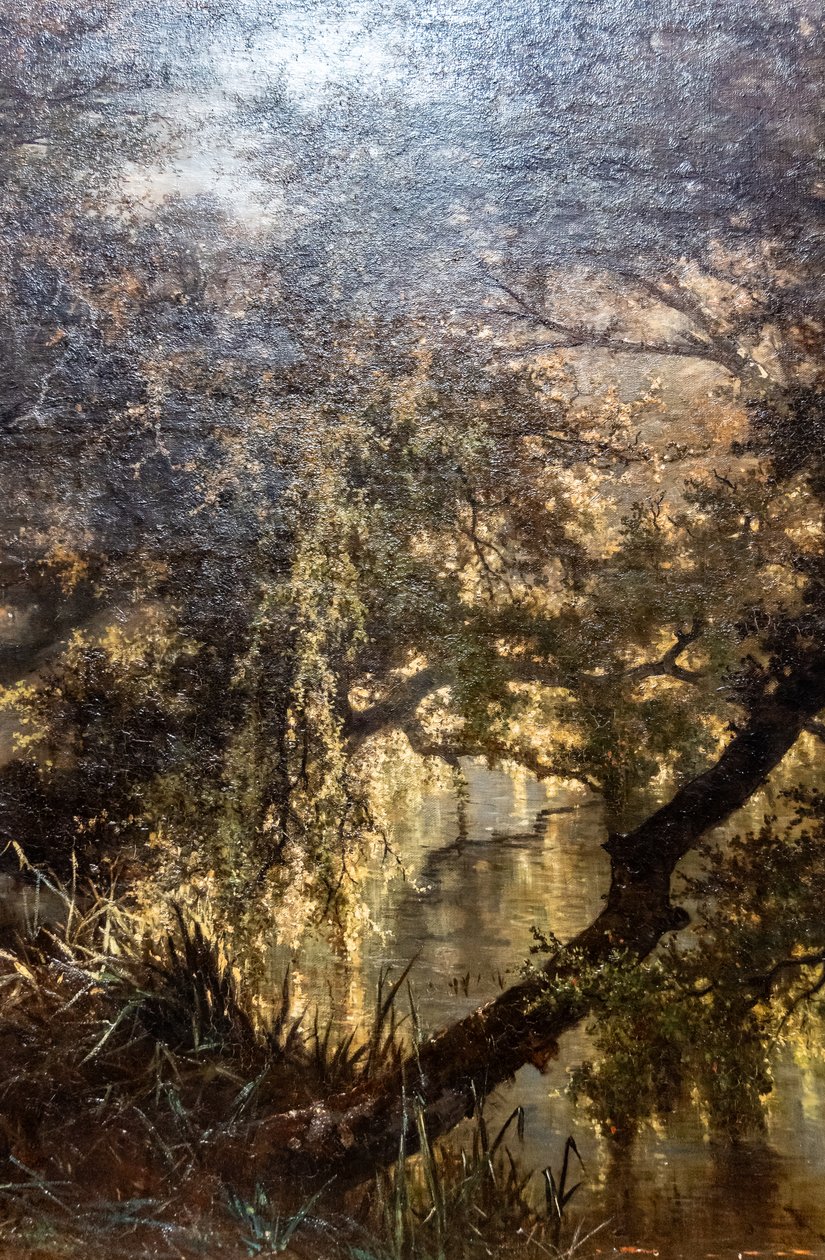 Tysk: Der Teich in Osterbeek Dammen ved Oosterbeek af Johannes Warnardus Bilders