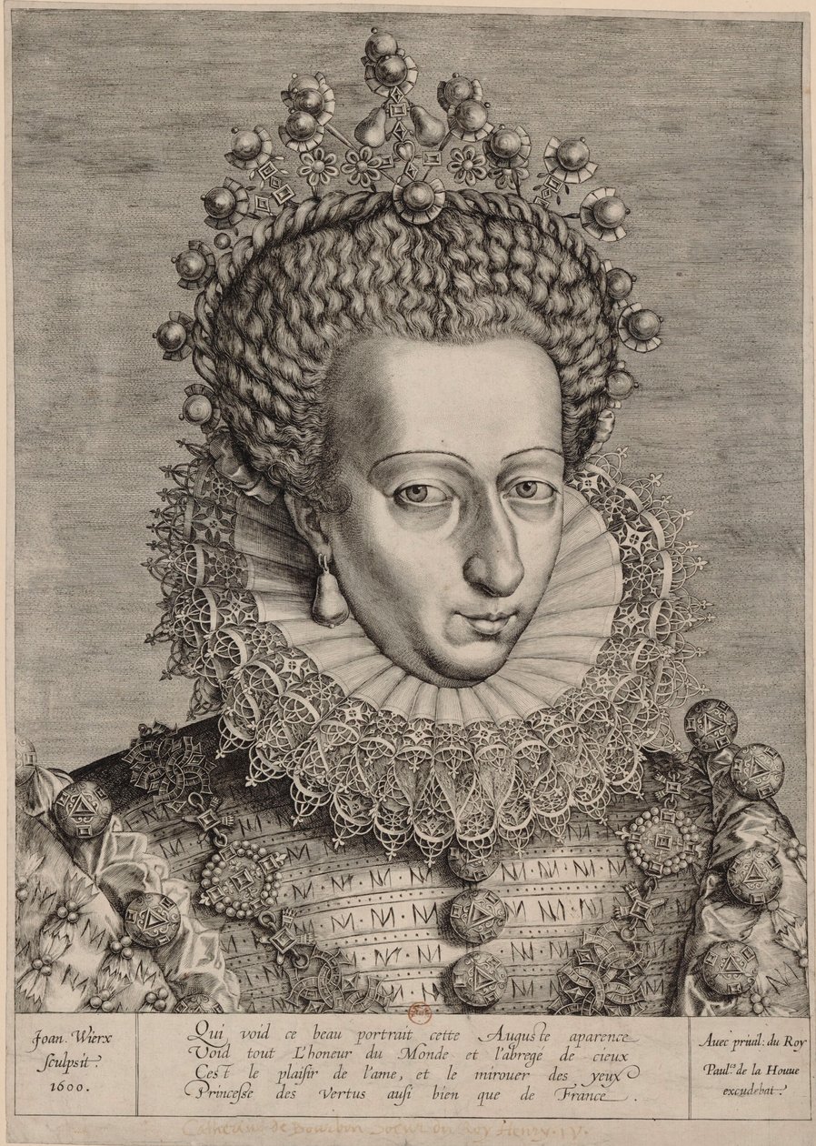 Catherine de Navarre af Johannes Wierix