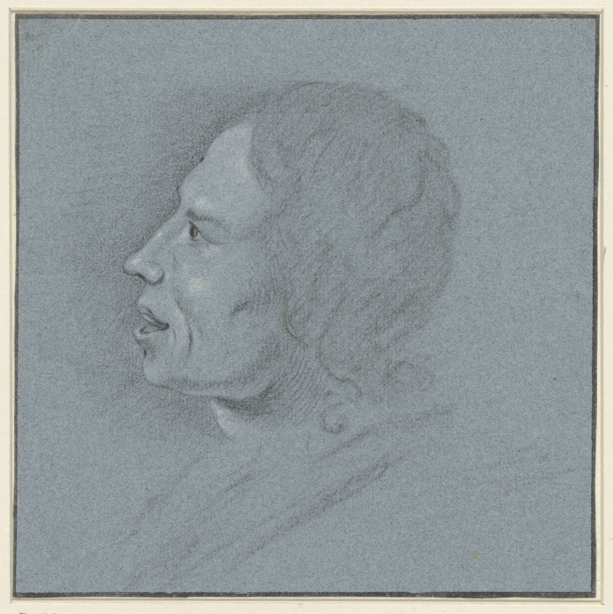 Selvportræt af kunstneren Johannes Ziesenis af Johannes Ziesenis