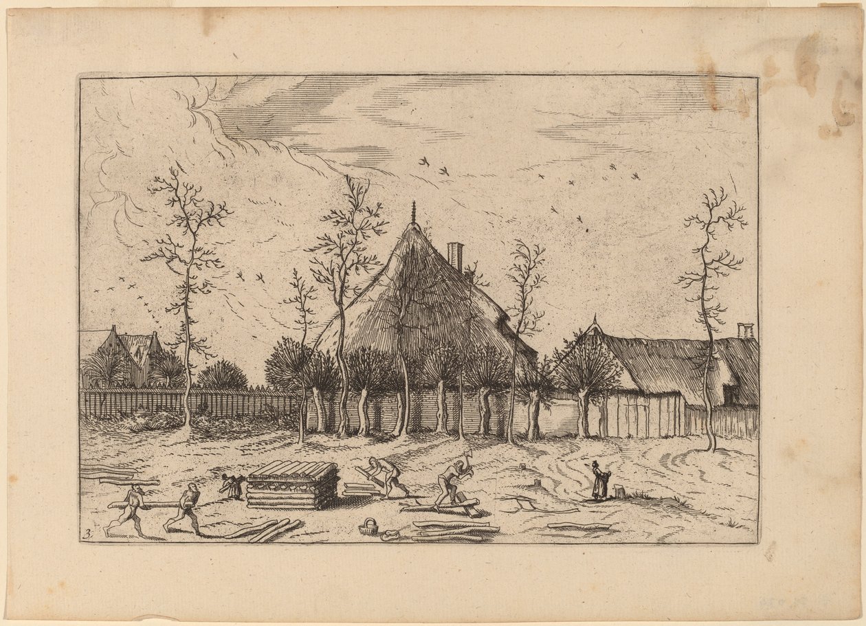 Gård af Johannes and Lucas van Doetechum after Master of the Small Landscapes