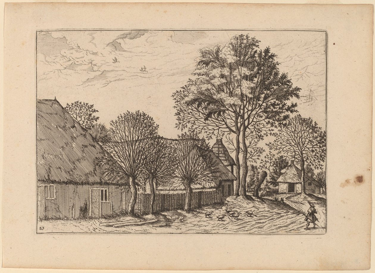 Gårde af Johannes and Lucas van Doetechum after Master of the Small Landscapes