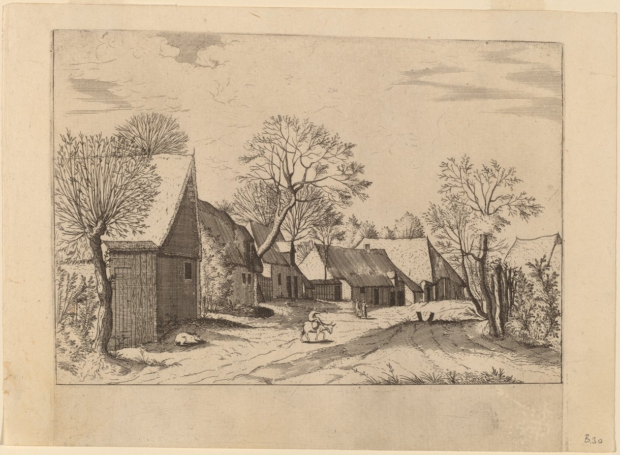 Gårde og Skur af Johannes and Lucas van Doetechum after Master of the Small Landscapes