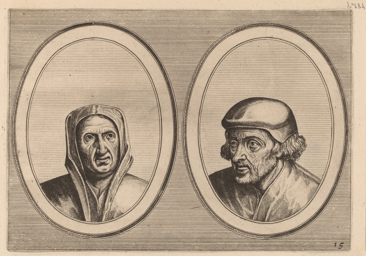 "Beveynsde Hil" and "Listighe Jorden" af Johannes and Lucas van Doetechum after Pieter Bruegel the Elder