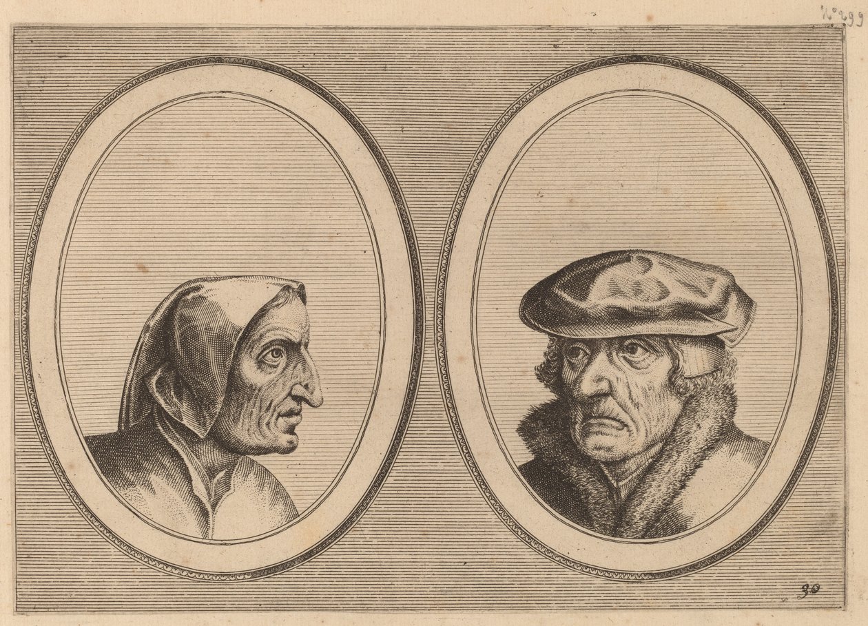 "Buyltje On-versaed" og "Waerner Alwayst-meer" af Johannes and Lucas van Doetechum after Pieter Bruegel the Elder