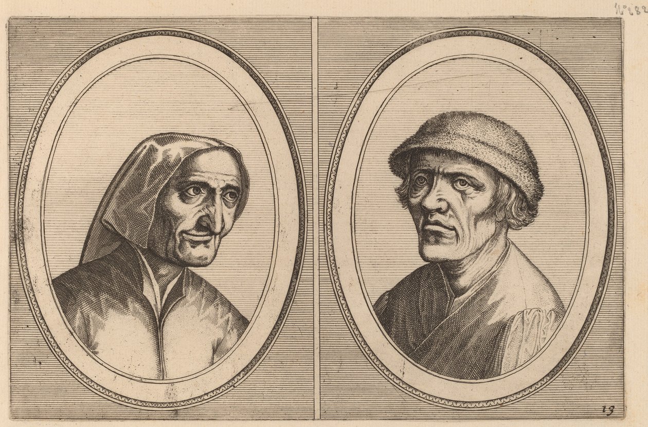 "Maey Veeghde-pot" og "Pannetje Vet" af Johannes and Lucas van Doetechum after Pieter Bruegel the Elder